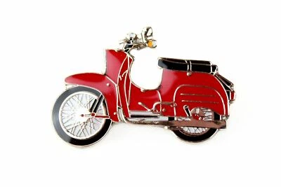 MZA Simson Pin KR51/1 Schwalbe - rot - Anstecknadel - Anstecker