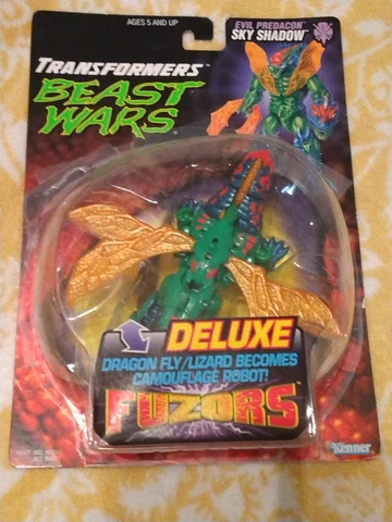 Transformers Beast Wars - SKY SHADOW - Deluxe Fuzors  Kenner 1997 NIB Cover