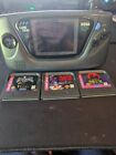 Game Gear Console w/ games & Power Back battery SEE DESCRIPTION TESTED