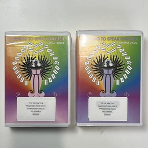 Spanish Espanol ESL Leaning to Speak English Prog 1 & 2 California Language Labs - Picture 1 of 8