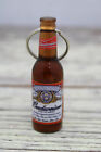 Budweiser Bottle Key Chain Bottle Opener Amber Acrylic 2 5/8" Tall 