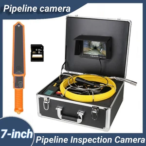Kanalisationskamera mit Locator 7" Monitor Ablaufrohrkamera mit 12LED-Lichtern - Picture 1 of 35