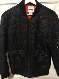 Converse Black Winter Jacket - Small/Medium - Picture 1 of 5