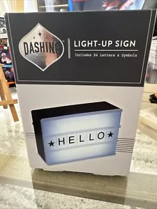 DASHING * MINI CINEMA LIGHT BOX 84 Letters & Symbols MiB - Picture 1 of 6