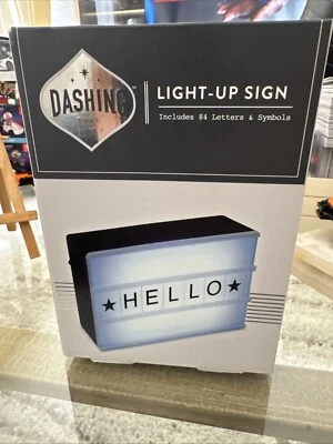 DASHING * MINI CINEMA LIGHT BOX 84 Letters & Symbols MiB - Image 1 of 4