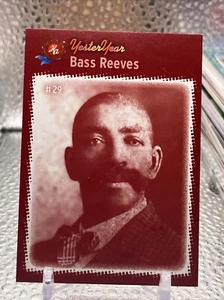 2024 Historic Autographs YesterYear Bass Reeves #29 RED /75 - Bild 1 von 2
