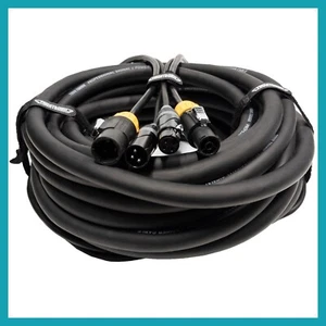 50' PowerCON True 1 and DMX Combo Pro Cable (3 Pin) - Picture 1 of 2