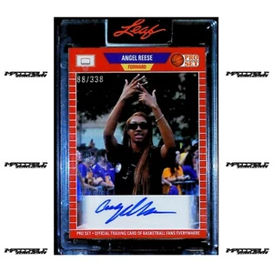2023 Leaf Pro Set #PB-13 Angel Reese Rookie Auto /338 Ring Me - Picture 1 of 2