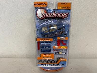 Modificadores Raros Serie 7 1:43 1991 Honda CRX SI Azul ¡Nuevo Sellado en Plástico! Foto 1 de 4