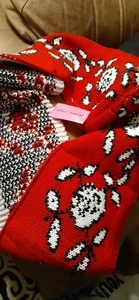 BETSY JOHNSON SCARF INFINITY ROSES NEW NWT WOMEN - Picture 1 of 9