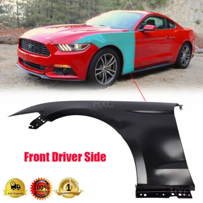 Fender For 2015-2017 Ford Mustang Front Driver Left LH Side Primed Steel A+++ - Imagem 1 de 4
