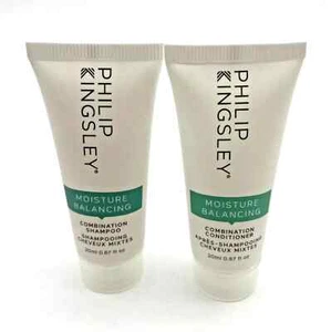 Philip Kingsley Moisture Balancing Shampoo & Conditioner 20ml Travel Set – New - Picture 1 of 8