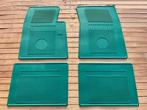 for ford thunderbird  floor mats rubber green set of4 1955-1979 - Picture 1 of 1