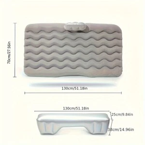 Inflatable Car Air Mattress Bed Camping Travel Sleeping Cushion Back Seat Pads - Picture 1 of 2
