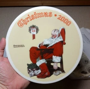 2000 Knowles Norman Rockwell Christmas Day The After Christmas Collector Plate - Picture 1 of 6
