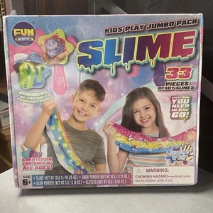 Jumbo Schleim Kit für Kinder FunKidz 33 Tassen vorgefertigt ultimative Schleimpackung zum Selbermachen - Bild 1 von 2