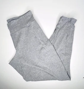 Lululemon Size 6 Grey Superb Pants Side Slit Leg Openings Joggers Gray Heathered - Picture 1 of 9
