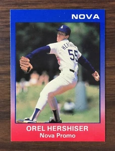 1988 Star Company OREL HERSHISER Ltd Edition NOVA Promo Card 100 printed 920511 - Picture 1 of 3