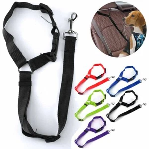Car Safety Seat Belt Restraint Harness Leash Travel Clip for Pet Cat Dog -1/2PC - Picture 1 of 17
