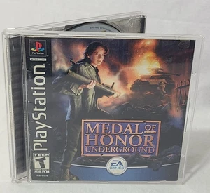 PS1 - Medal of Honor Underground (Sony PlayStation 1) Cib Completo - Imagen 1 de 13