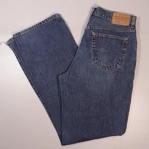 Vintage Abercrombie Fitch Jeans Mens 32x34 1892 Premium Denim Wide Leg USA 90s - Picture 1 of 13