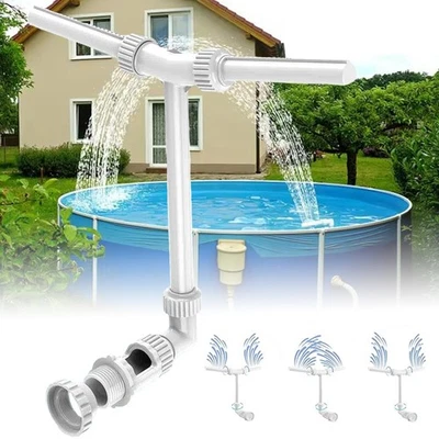 Pools Wasserfall WasserfäLle Pool-FontäNe Springbrunnen Pool Brunnen Wasserfall - Bild 1 von 4