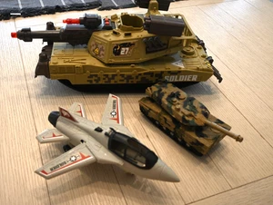 M1A1 Abrams USMC Tank - JET Flugzeug und kleiner Panzer Spielzeug für Kinder - Bild 1 von 17