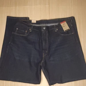 Levi's New Mens 550 Relaxed Taper Dark Wash Denim Jeans 40x32 - Picture 1 of 9