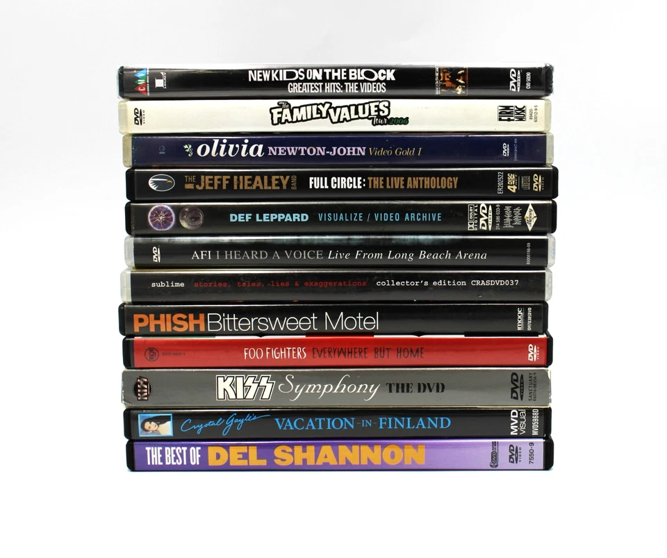 You Pick and Choose Lots of DVDs Live Concerts, Bands, Singers, Music! - Image 1 of 1
