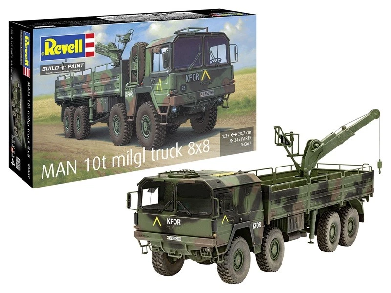 Revell 03367 - 1/35 MAN 10T MILGL Truck 8X8 - Nuovo - Immagine 1 di 1