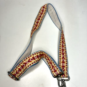 Boho Taschengurt verstellbar gewebt blau gelb rot orange  - Bild 1 von 6