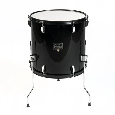 FAME First Step Floor Tom 16"x16" Juego de tambores para principiantes Madera mixta Piano Black