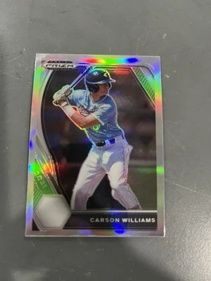 2021 Panini Prizm Draft Picks Carson Williams Silver Prizm #PDP28 - Image 1 of 2