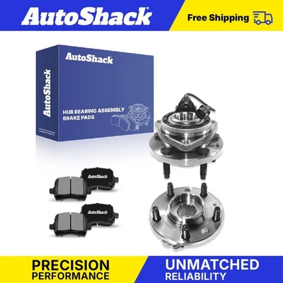 Front Ceramic Pads Hub Bearing Assemblies for 2007-2010 Saturn Sky - Изображение 1 из 4
