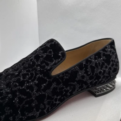 Christian Louboutin DandyRocks Flat Loafers Size 46 In Black - Image 1 of 4
