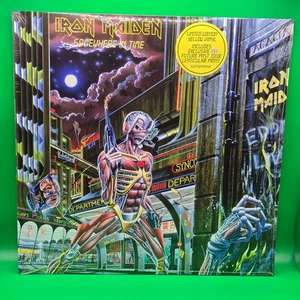 Iron Maiden Somewhere in Time Yellow Vinyl + 3D Lenticular Print Factory Sealed - Picture 1 of 3