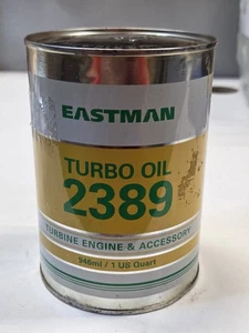 EASTMAN TURBO OIL 2389 TURBINA MOTORE E ACCESSORIO 946ml / 1 US QUART - Foto 1 di 2