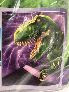 NEU Versiegelt Fleece Überwurf Decke 50”x60” T Rex Tyrannosaurus Rex Weich Groß - Bild 1 von 5