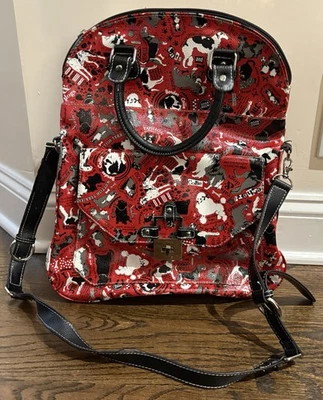 SYDNEY LOVE Faux Leather Tote/Purse - Dogs Rule! - Multiple Compartments - Image 1 of 4