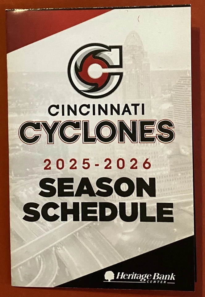 Calendario 2025-2026 Cincinnati Cyclones 🏒 Patinaje de hockey menor ¡¡MEGA GENIAL!!️!!️ Foto 1 de 1