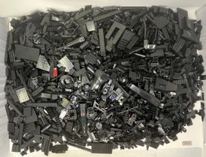 LOTE LEGO A GRANEL DE 10 LIBRAS. PIEZAS ESPECIALES NEGRAS - PLACAS - LADRILLOS ETC. (A) - Imagen 1 de 6