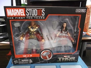 Nuevas figuras de acción Thor & Sif de 6" pulgadas de la serie Marvel Legends Studios mundo oscuro - Imagen 1 de 4