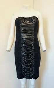 Gorgeous Black & Silver Strappless Lined Dress by Bets & Adam - Size 6 - BNWOT! - Picture 1 of 5