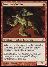 Magic the Gathering MTG Frenzied Goblin (125) Ravnica City of Guilds   LP