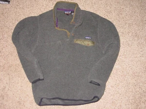 Mens Patagonia Synchilla Snap-T Fleece 25450 Grey Pullover Jacket! SIze S - Picture 1 of 10