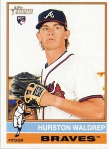 2025 Topps Heritage #86 Hurston Waldrep, Atlanta Braves RC - Picture 1 of 2