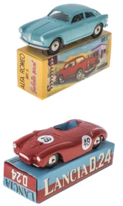 Set of 2 Mercury Model Car Alfa Romeo + Lancia 1:48 Hachette Diecast LMA4 - Picture 1 of 3