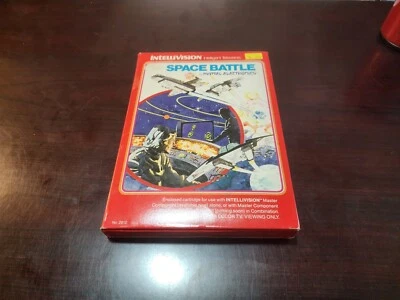 Vintage Intellivision Space Battle game, In original box, Both Overlays! - Image 1 of 4