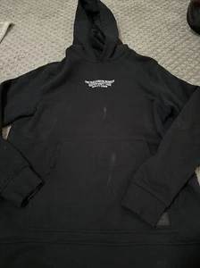 FIRETRAP London Shiesty Hoodie Pullover Black Thick Large MCMXCIII - Picture 1 of 6