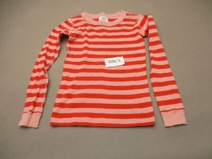 Hanna Andersson Size 8 Girls Multicolor 100% Organic Cotton Soft Pajama Top 892 - Picture 1 of 6
